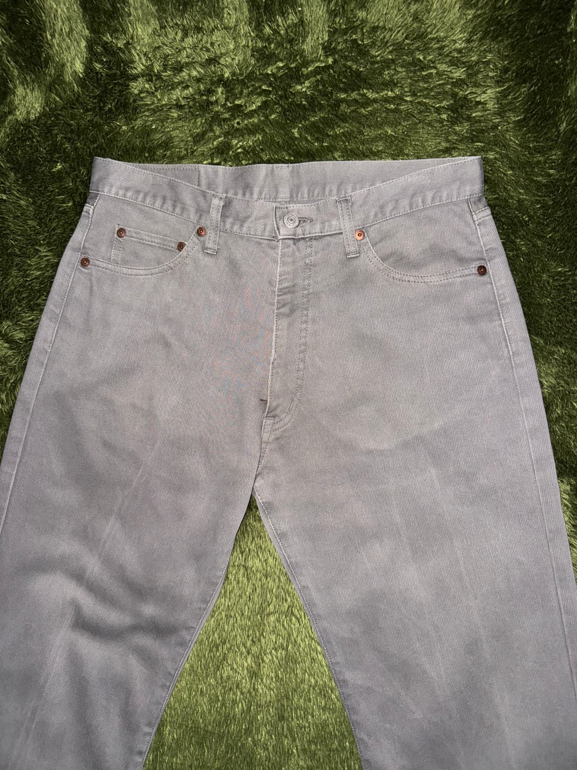 [W31/L34] BEAMS 빔즈 211 오리지널 데님 팬츠 그레이 상품이미지4