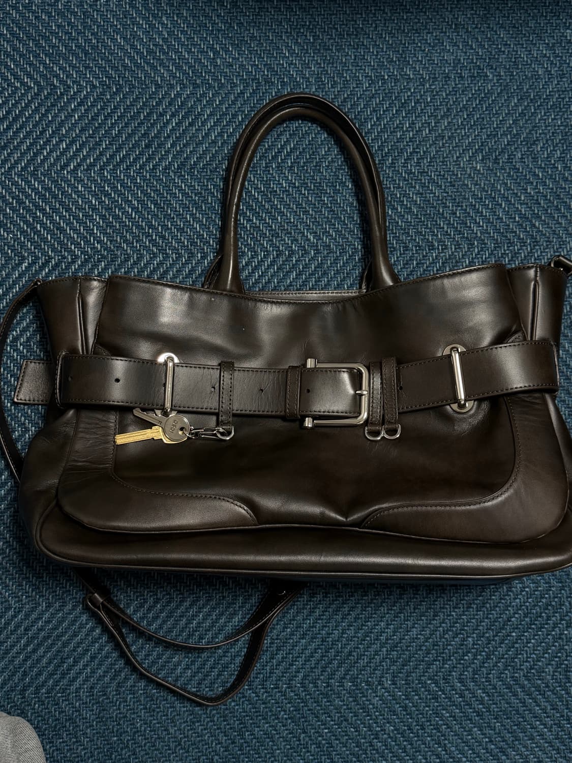 오소이 브로클 라지 새틴브라운 상품이미지6