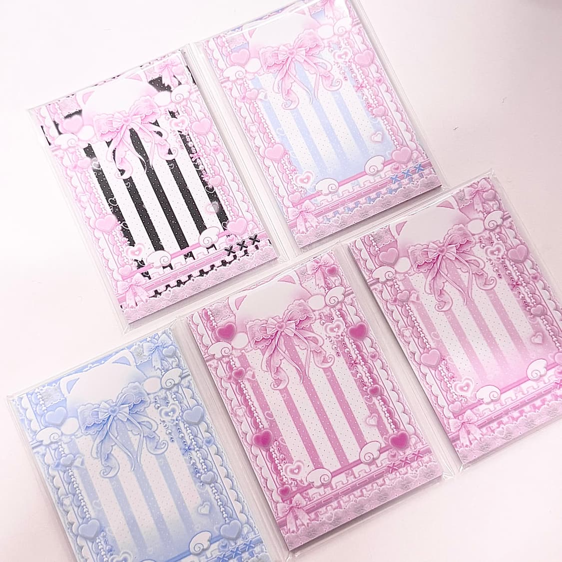 엔젤 하트 키티 포카 바인더 대지 뒷대지 접지 헤더택 포토카드 프레임 상품이미지2