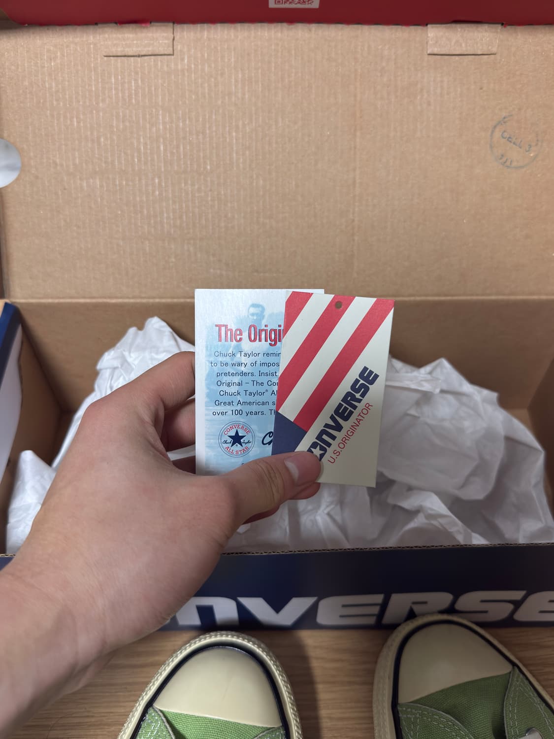 (희귀) 컨버스 올스타 us 오리지날 피스타치오 그린 280 상품이미지6