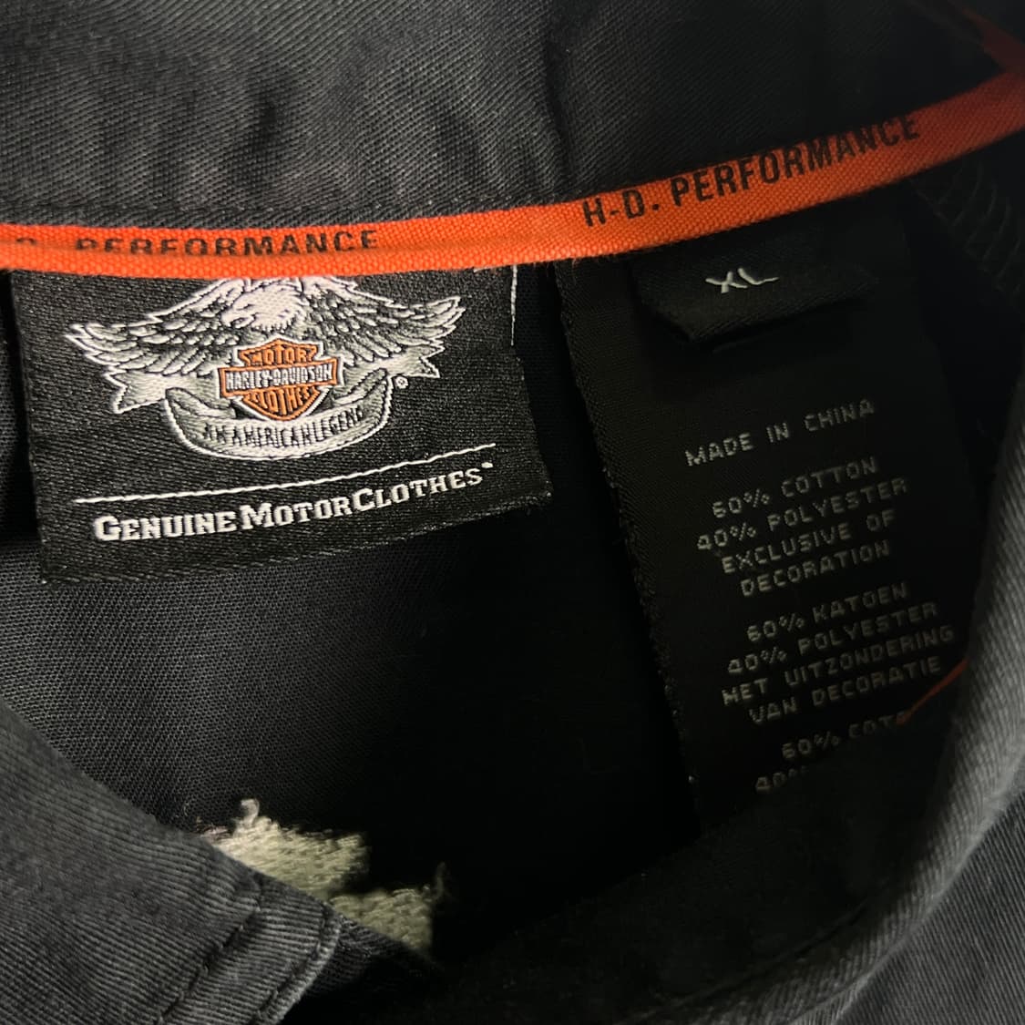 할리데이비슨 바이커 하프 반팔 셔츠 XL 상품이미지4