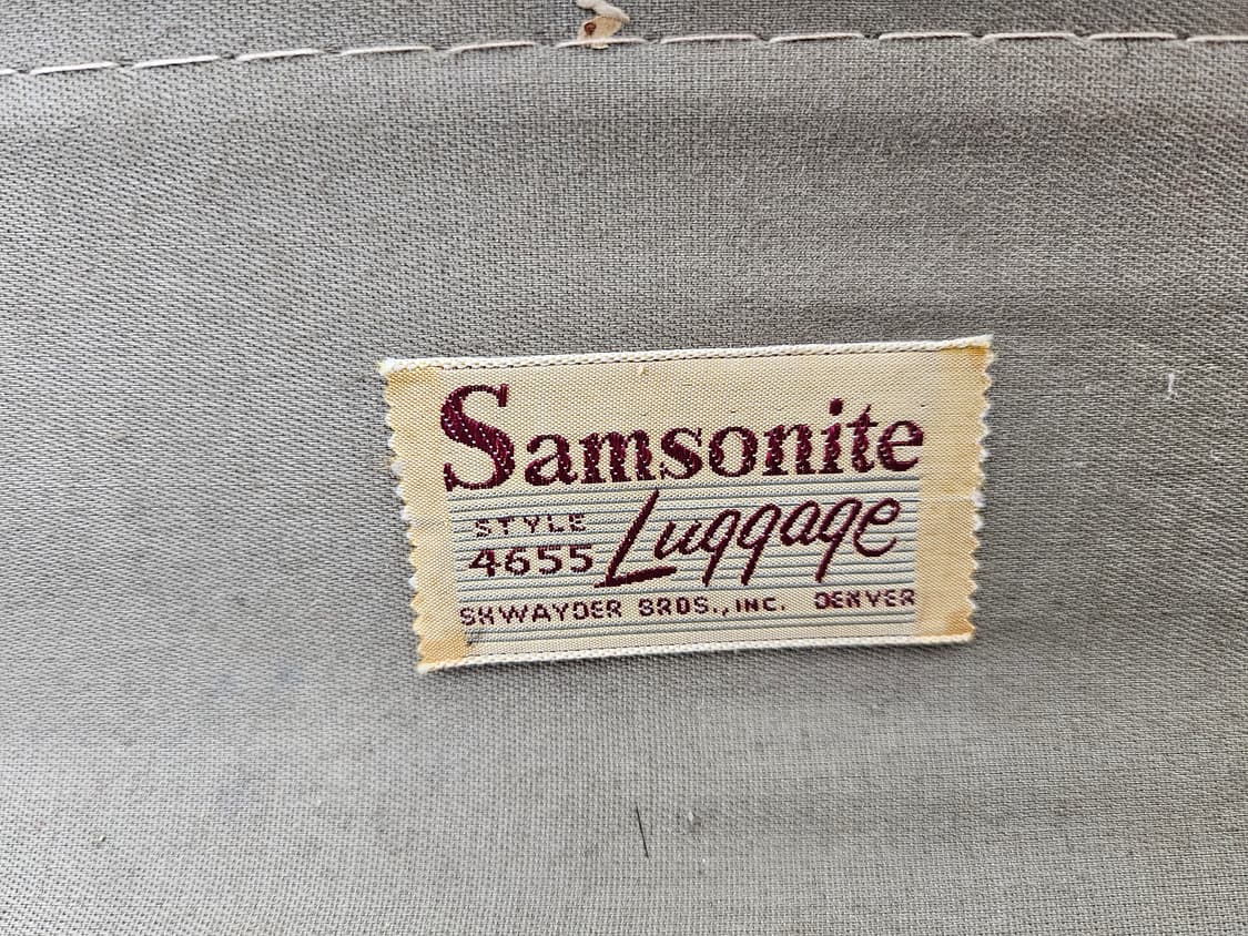 50~60년 샘소나이트 빈티지 여행 가방 팝니다. 상품이미지6
