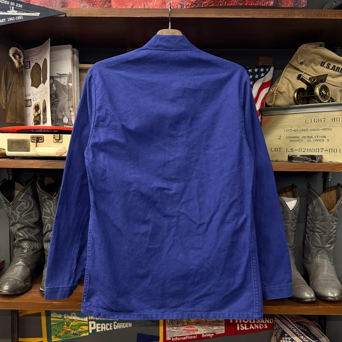 70s 프렌치 워크 자켓 빈티지 초어 코트 N1654 상품이미지2