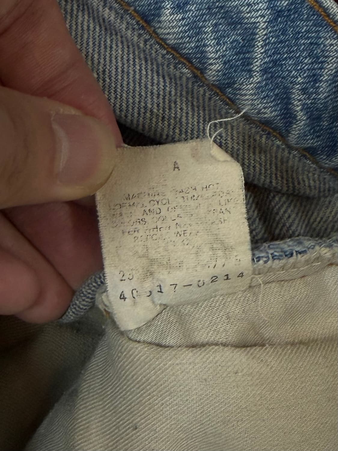 90’s USA 빈티지 리바이스 517 오렌지탭 부츠컷 리바이스 청바지 상품이미지10