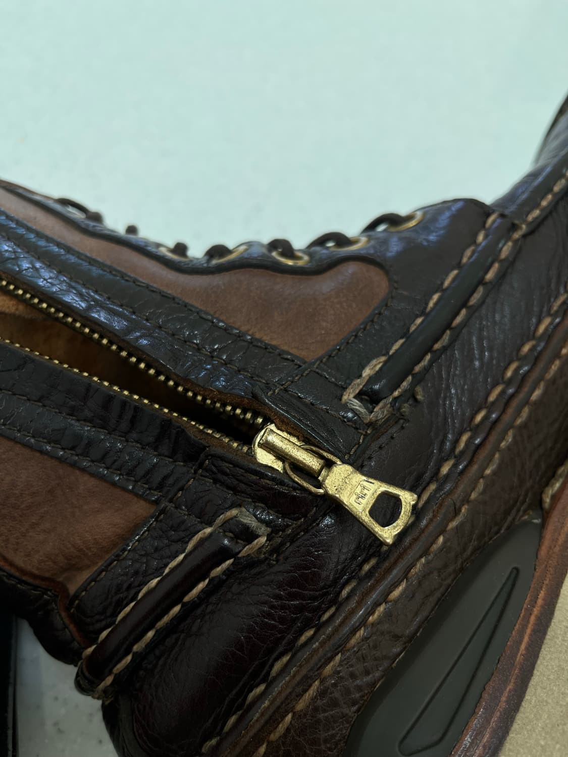 비즈빔 15fw 그리즐리 부츠 US9.5 (올 레더, 다크 브라운) 상품이미지6