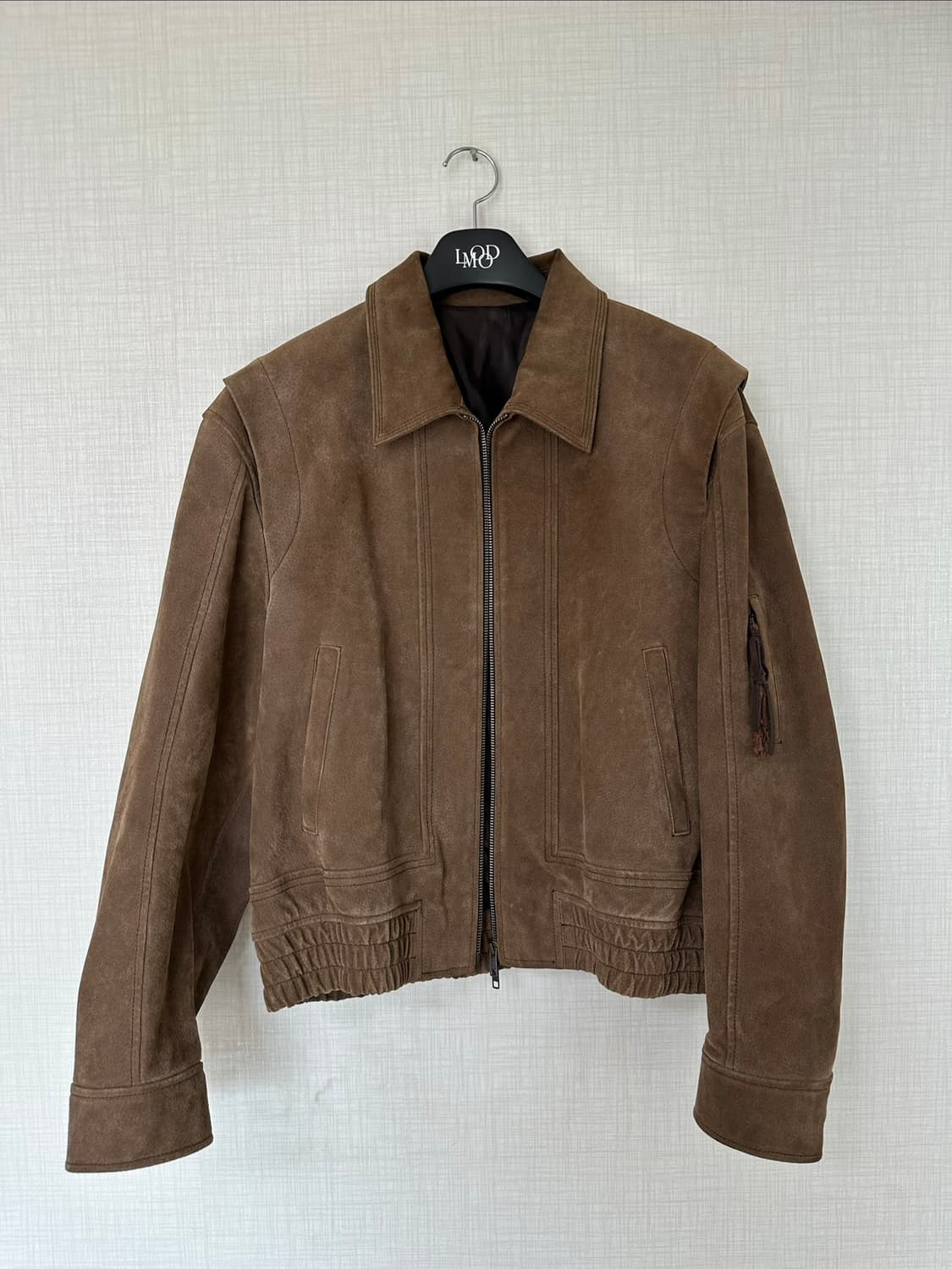 엘무드 토바코 스웨이드 블루종 체스트넛 48 상품이미지2