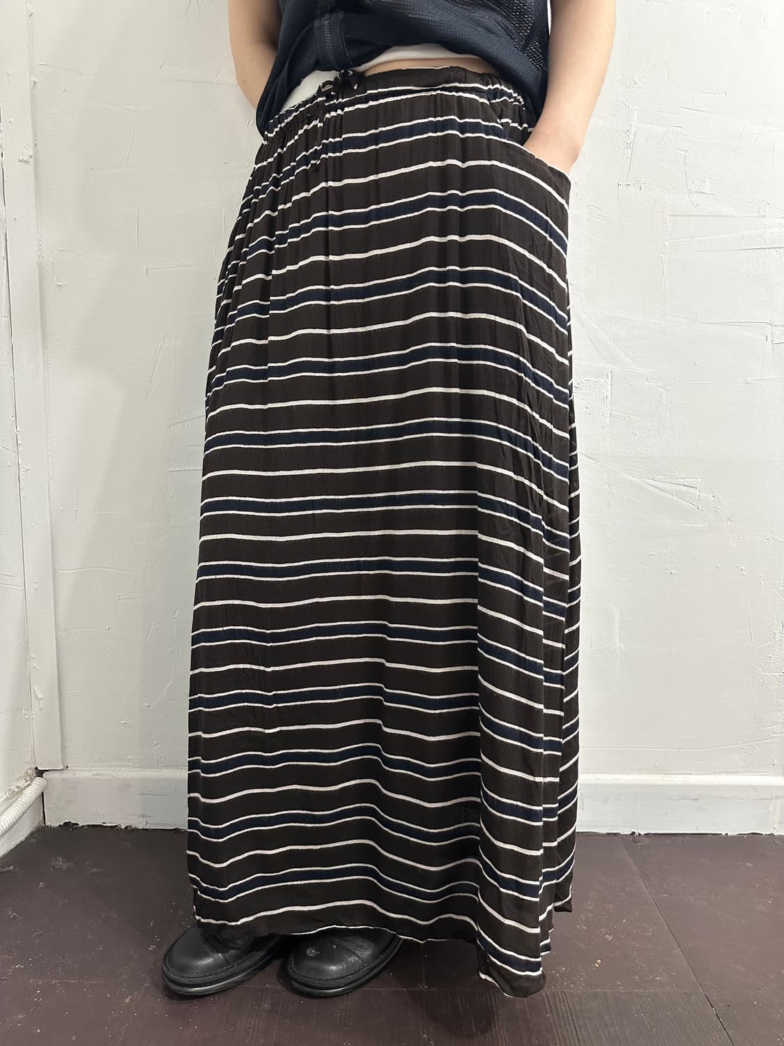 h.b stripe long skirt 상품이미지3