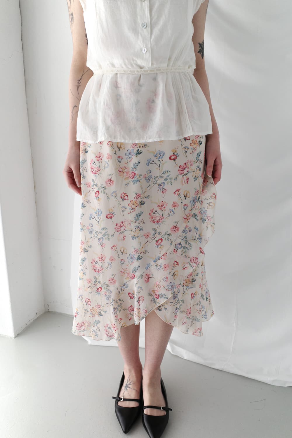 flower frill skirt  상품이미지3