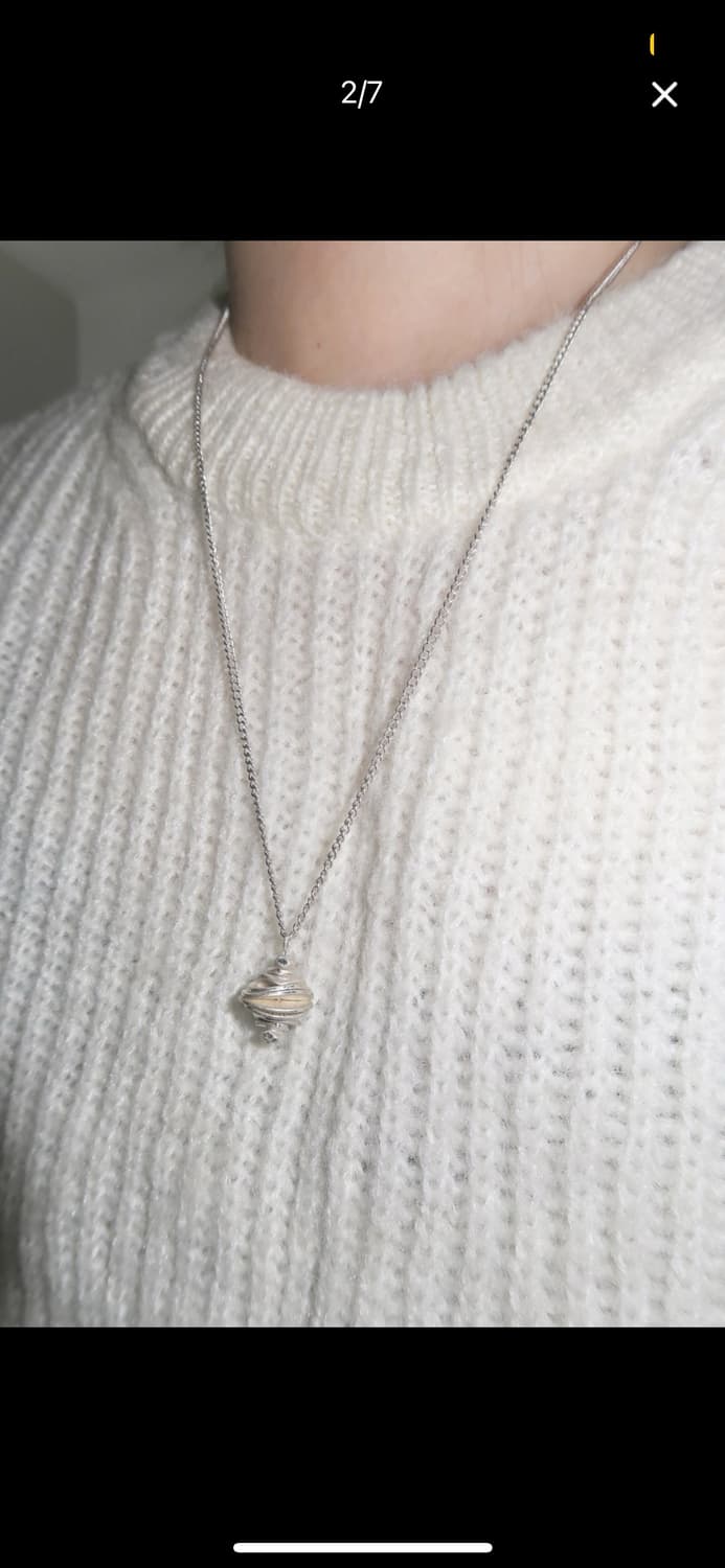 <새상품🩵>레이어드 목걸이 실버 목걸이 팬던트 목걸이 상품이미지2