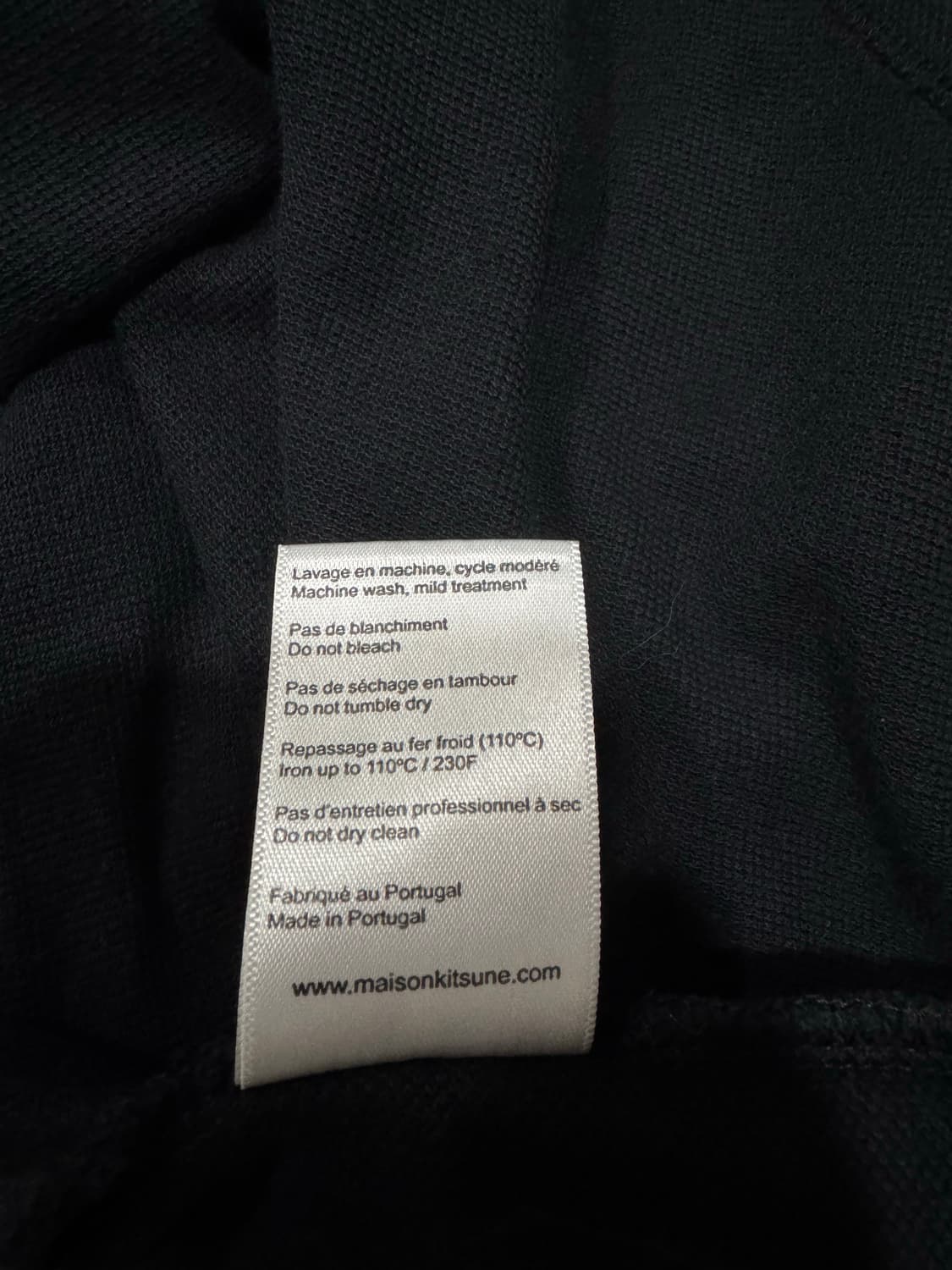 XL 메종키츠네 폭스헤드 pk 카라 반팔티 상품이미지7