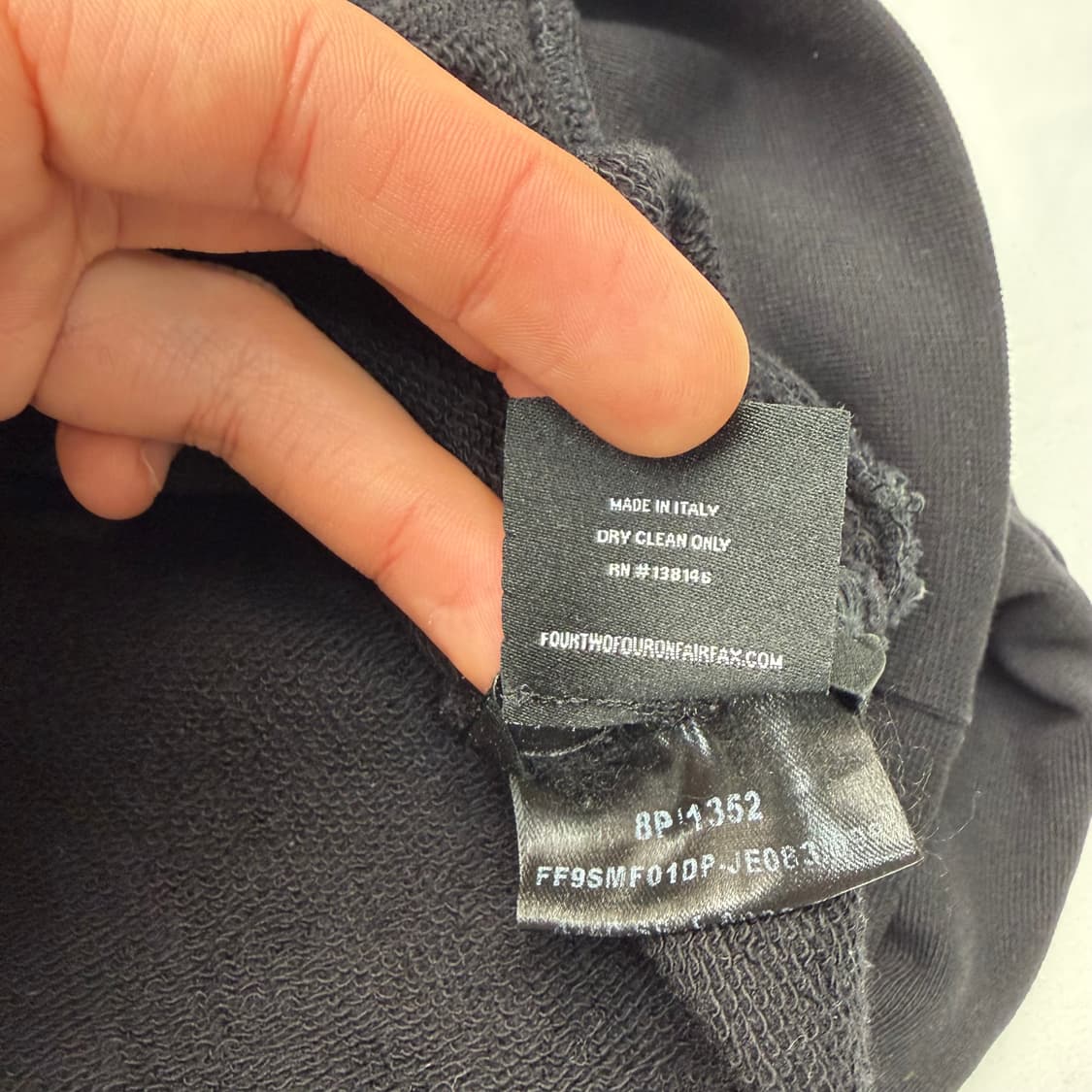 424 포투포 패치 로고 블랙 후드티 L 상품이미지9