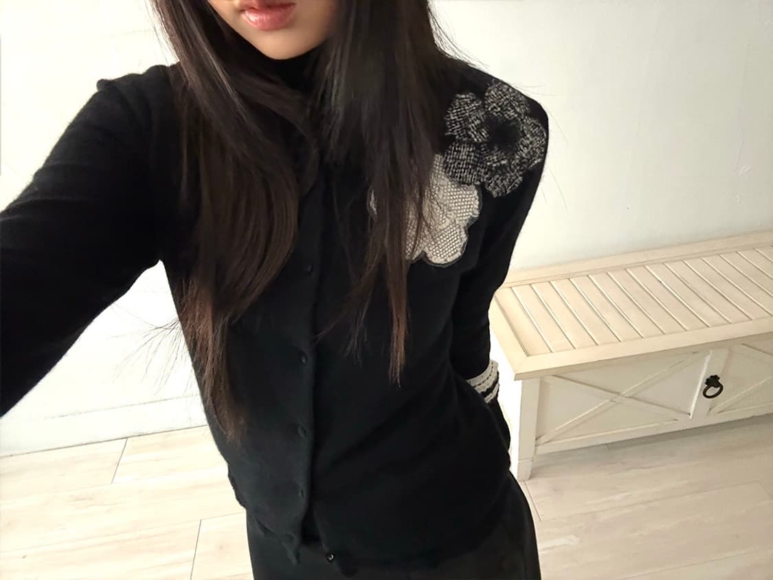 Archive Floral Corsage Knit Cardigan 상품이미지2