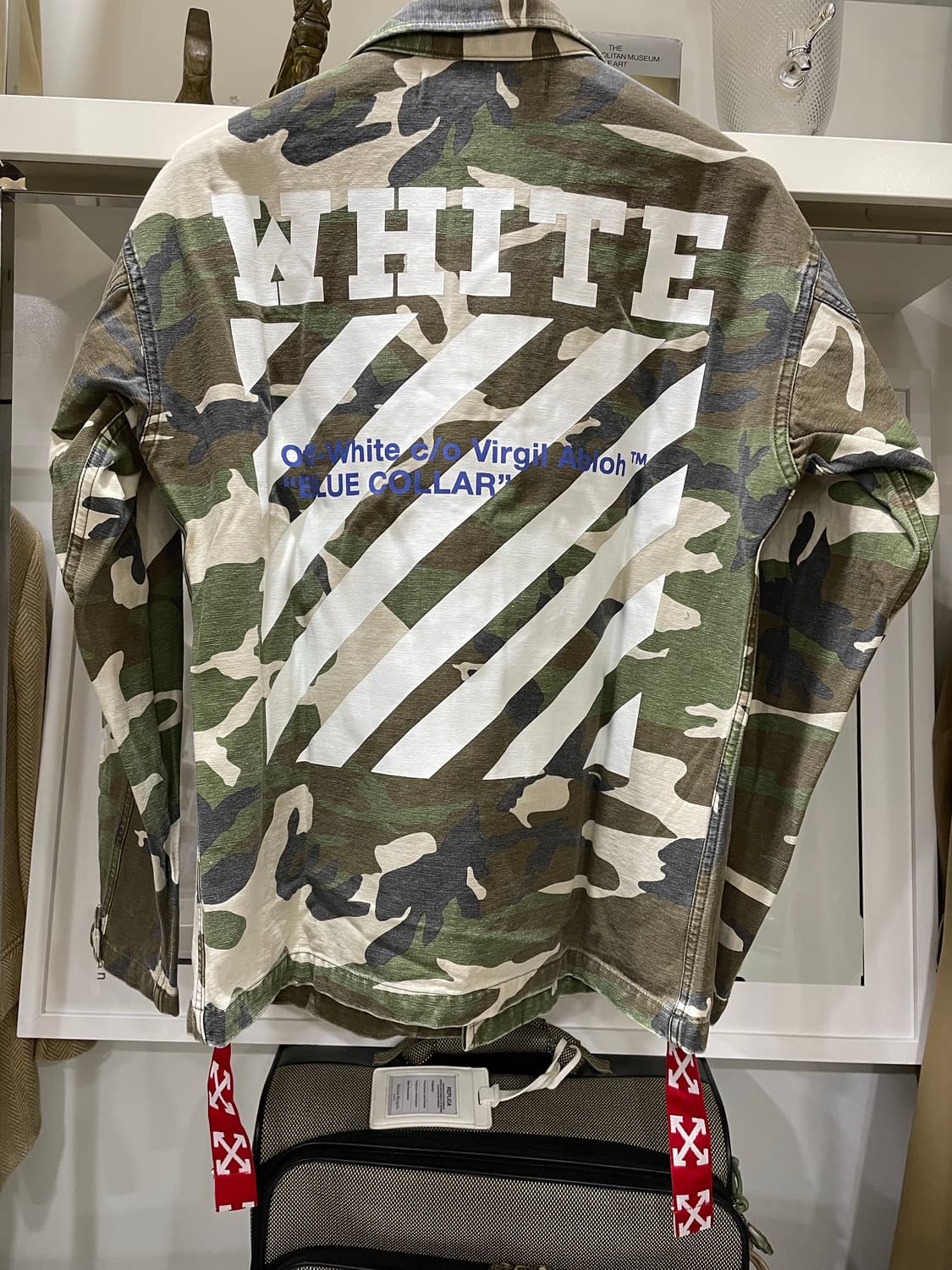 Off white/캐모 자켓(S) 상품이미지2