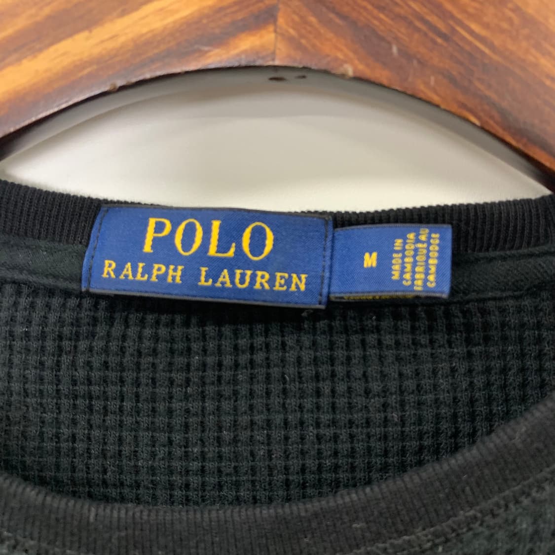 폴로 랄프로렌 신형 블랙 와플 니트 상품이미지5