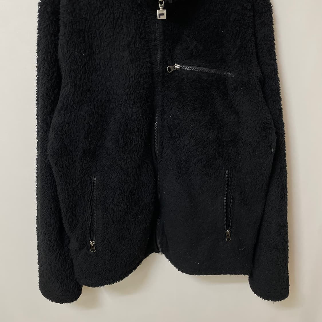[ L ] 휠라 빅로고 양털 후리스 자켓 상품이미지6