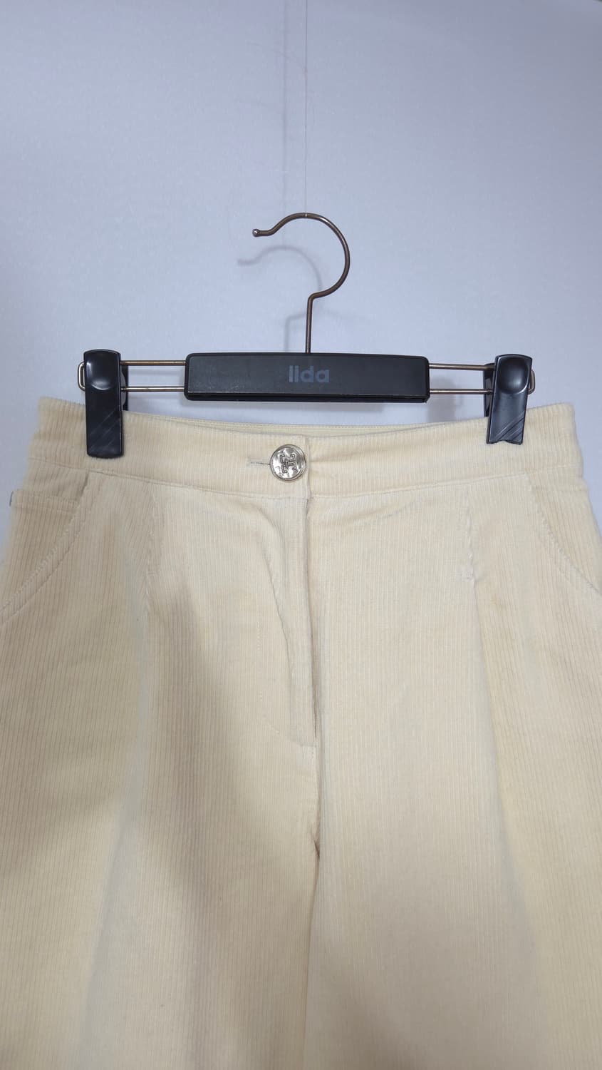 한섬 타임 2022 코듀로이 원핀턱 백밴딩 팬츠 61-90 상품이미지2