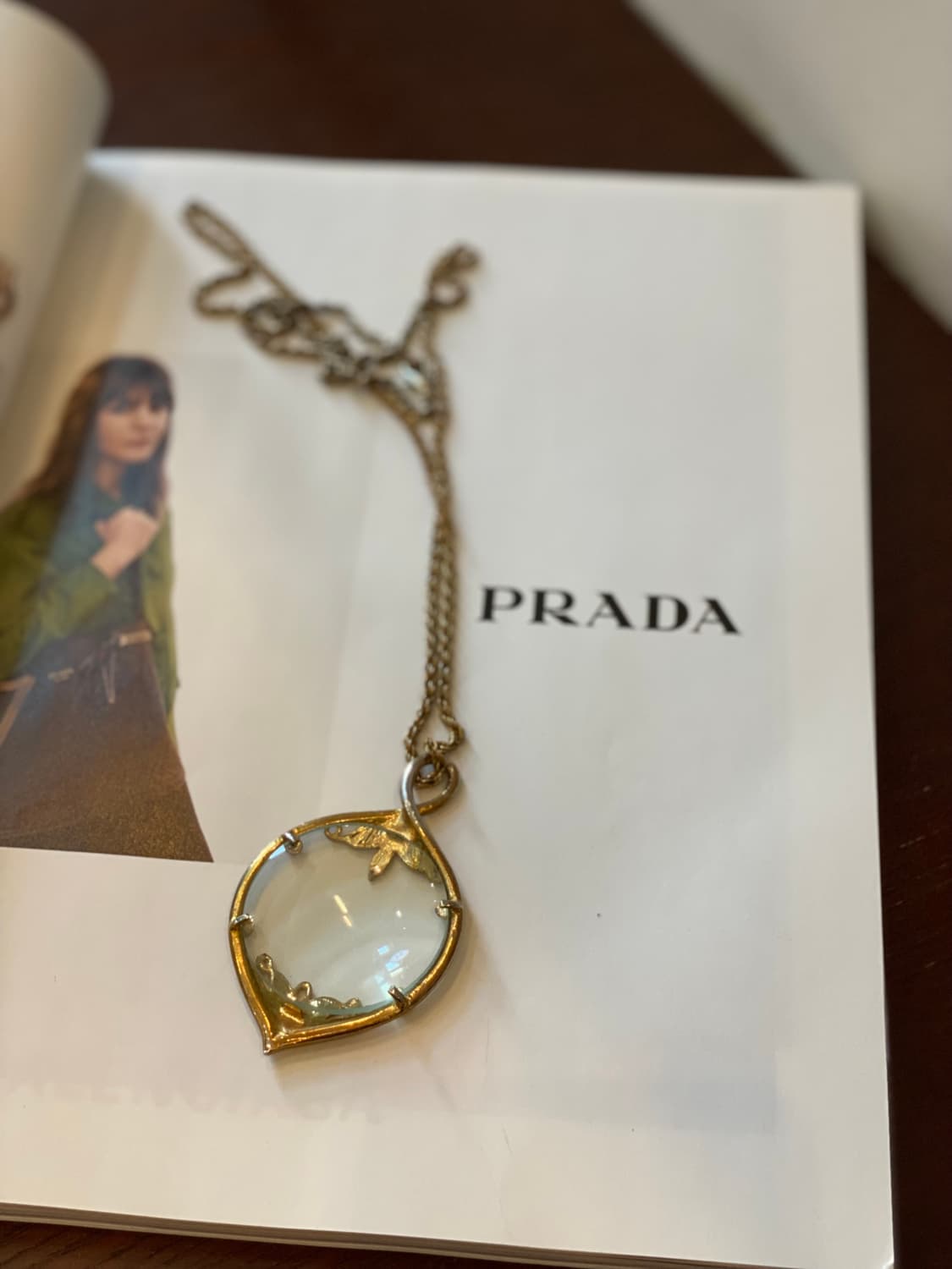 유럽 앤틱 골드프레임 빈티지 롱 목걸이 상품이미지4