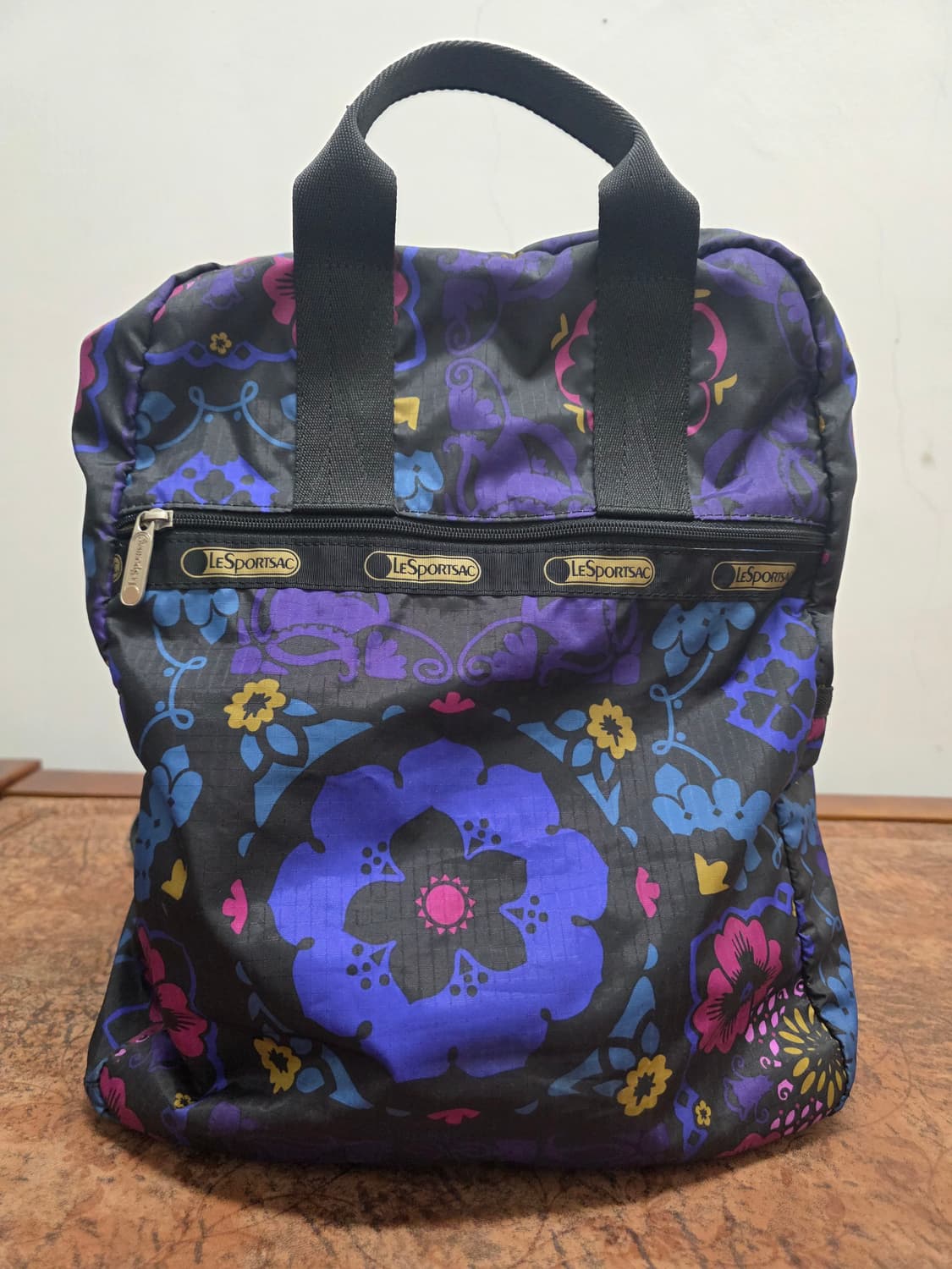 레스포삭 플라워 패턴 백팩 상품이미지1