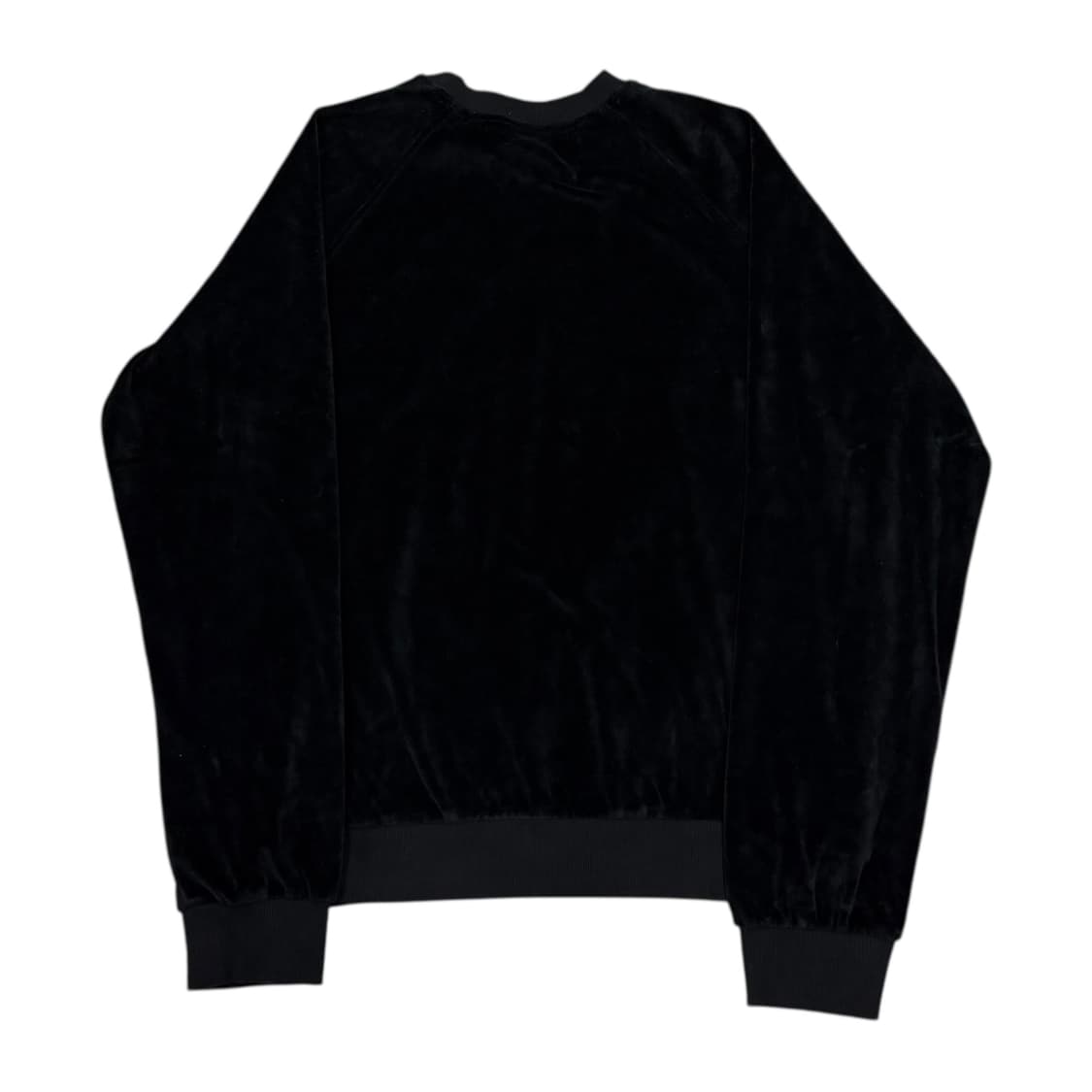 레스트앤레크레이션 벨벳 로고 맨투맨 블랙 상품이미지3