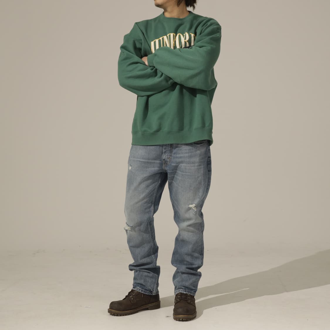 빔즈 하트 MUNFORD 로고 기모 스웻 상품이미지10