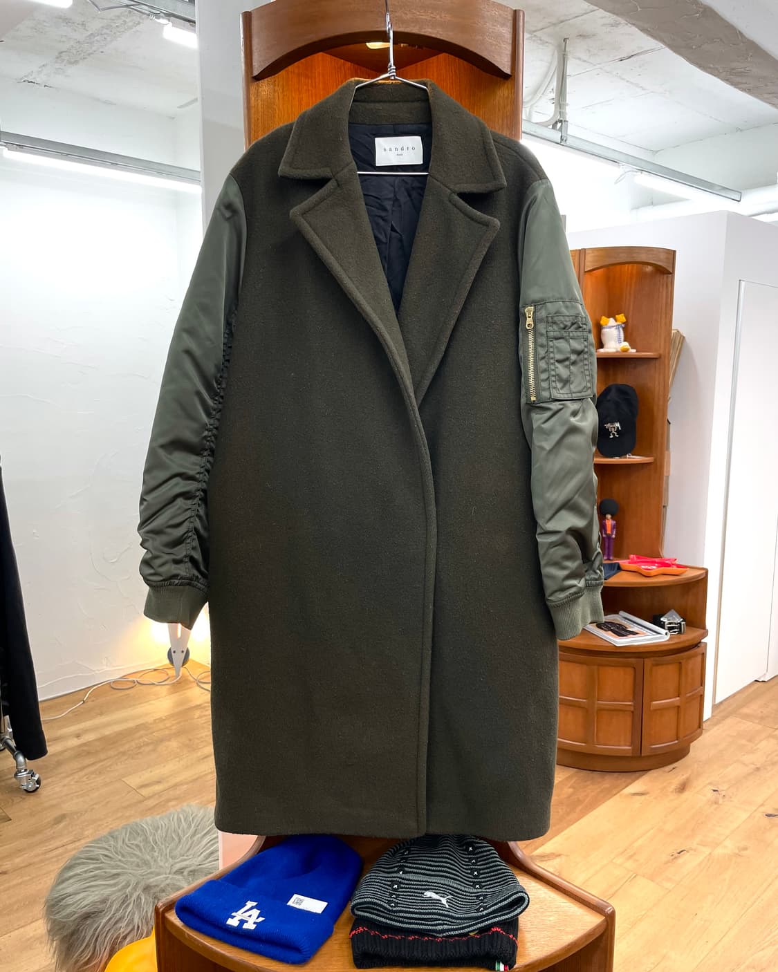 [38] 산드로 Ma-1 울 코트 상품이미지5