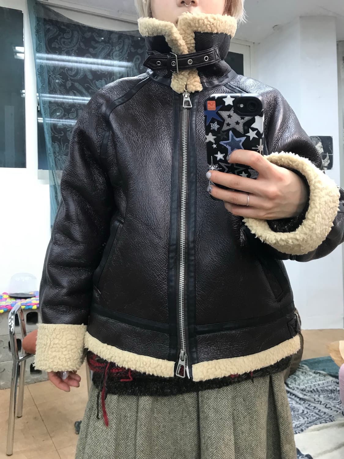 빈티지 무스탕 자켓  상품이미지2