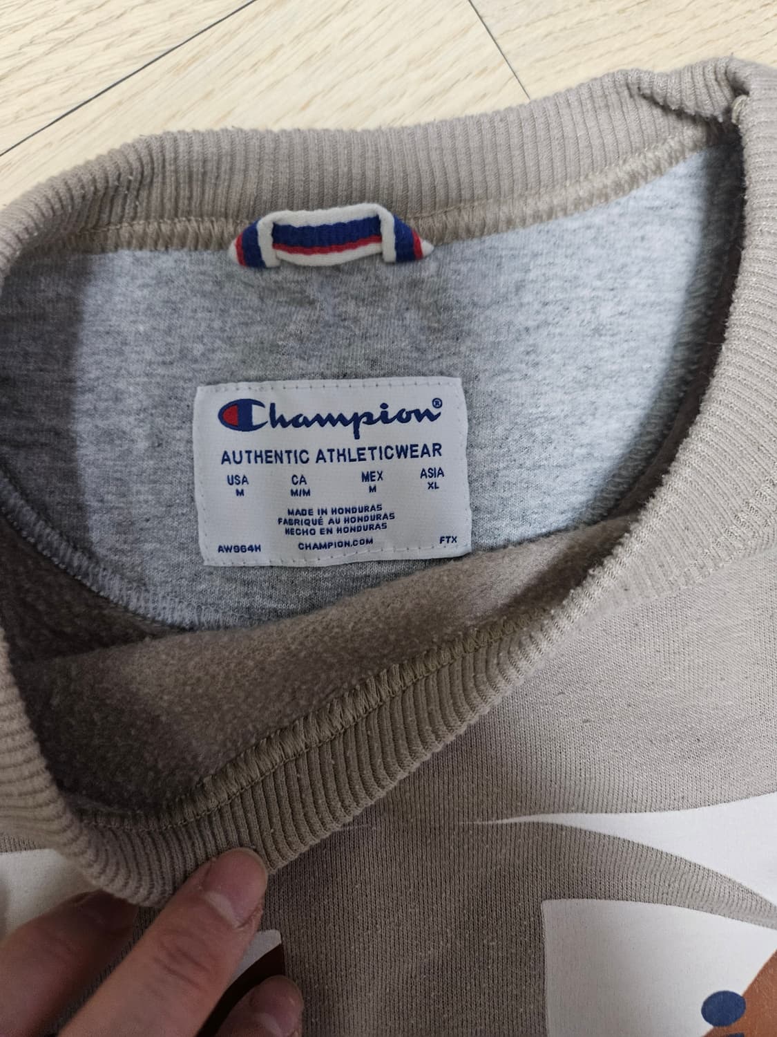 챔피온기모맨투맨 3종 상품이미지2