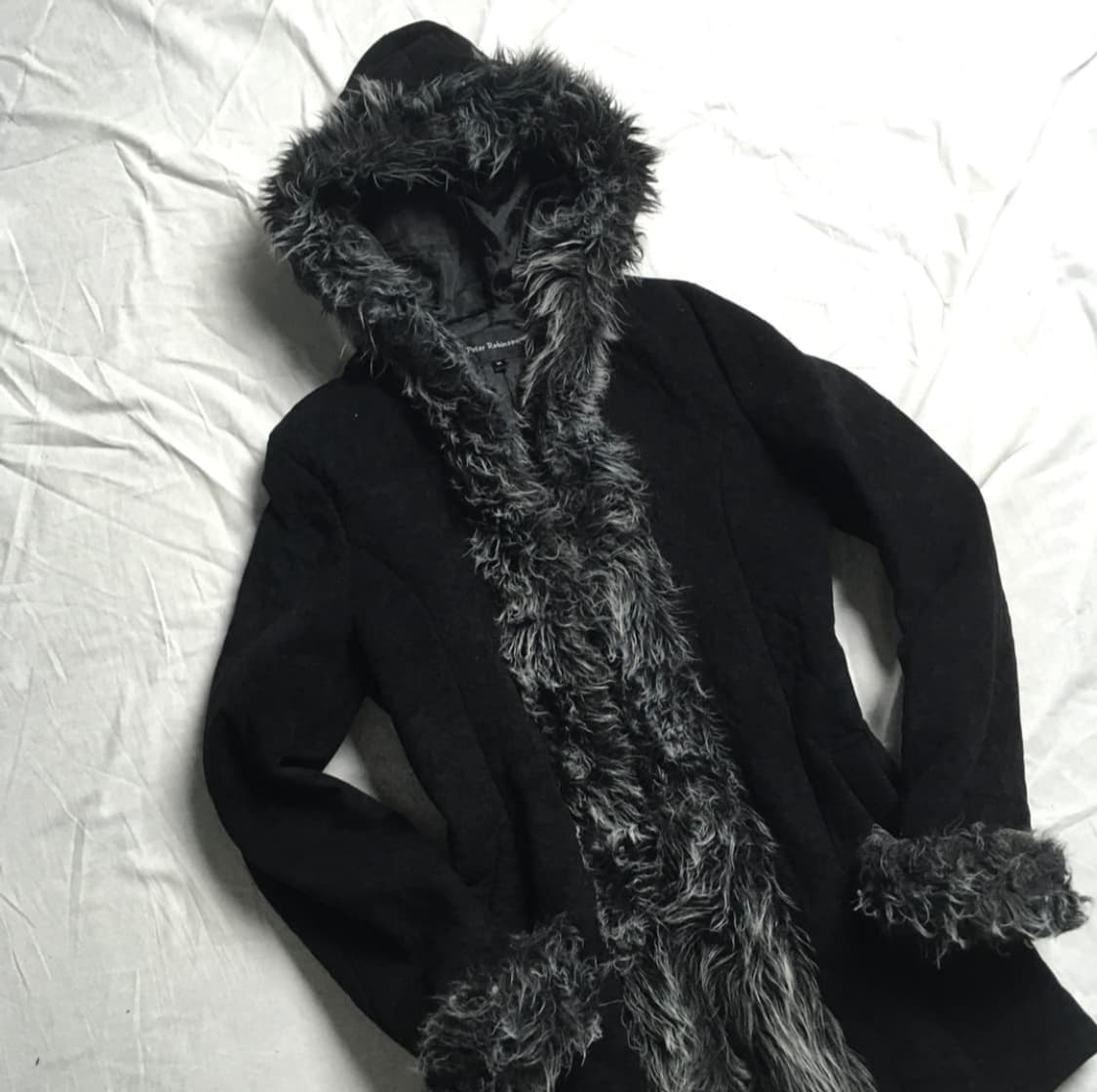 Vkei 비주얼계 펑크 갸루 퍼 후드 자켓 상품이미지2