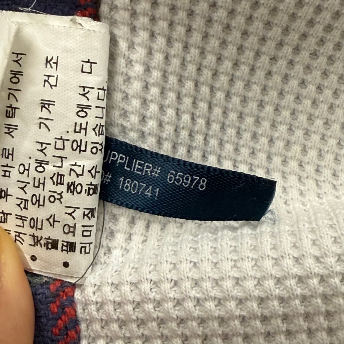폴로 랄프로렌 체크 셔츠 레이어드 후드티 상품이미지7