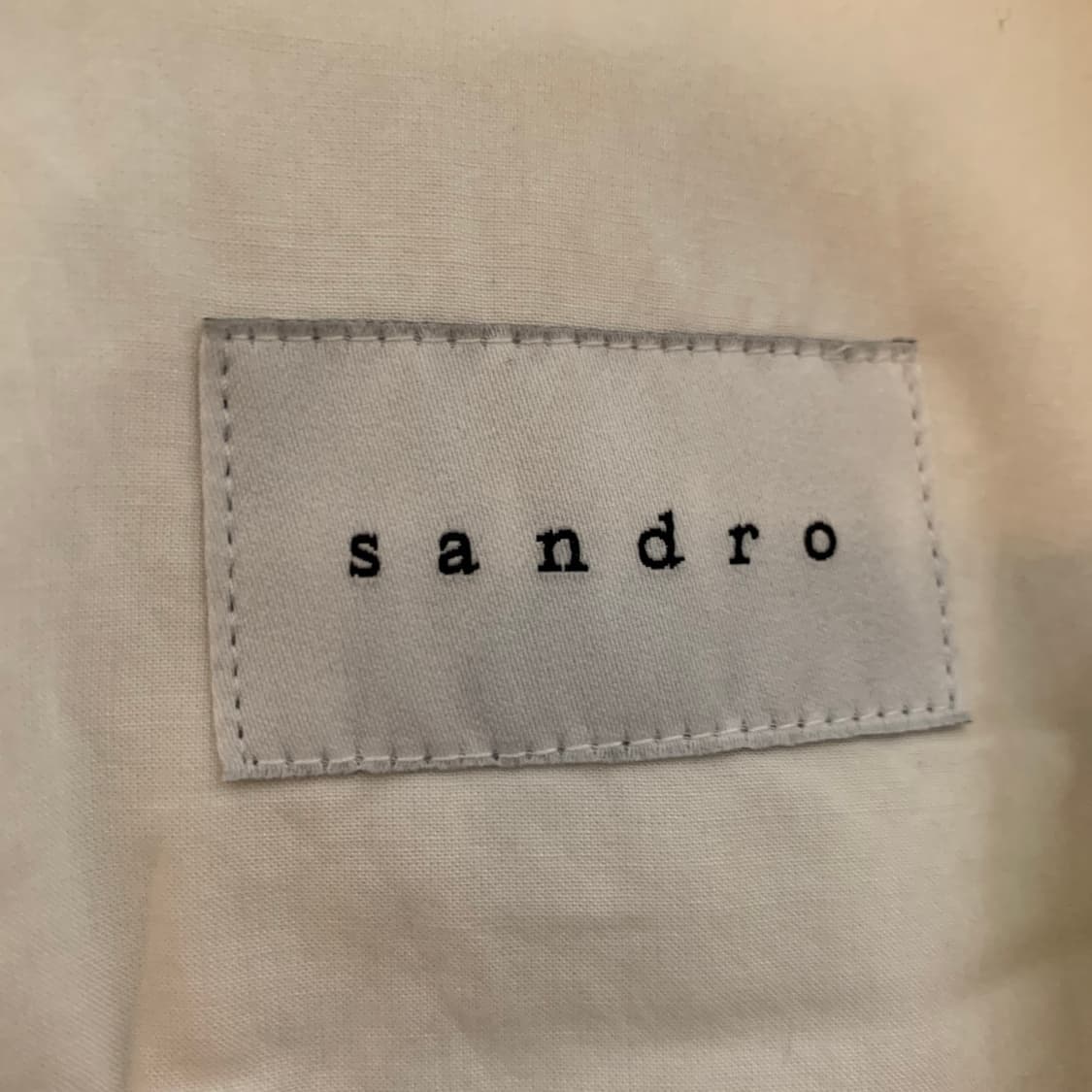 43 SANDRO 산드로 린넨 더블 블레이저 자켓 상품이미지5