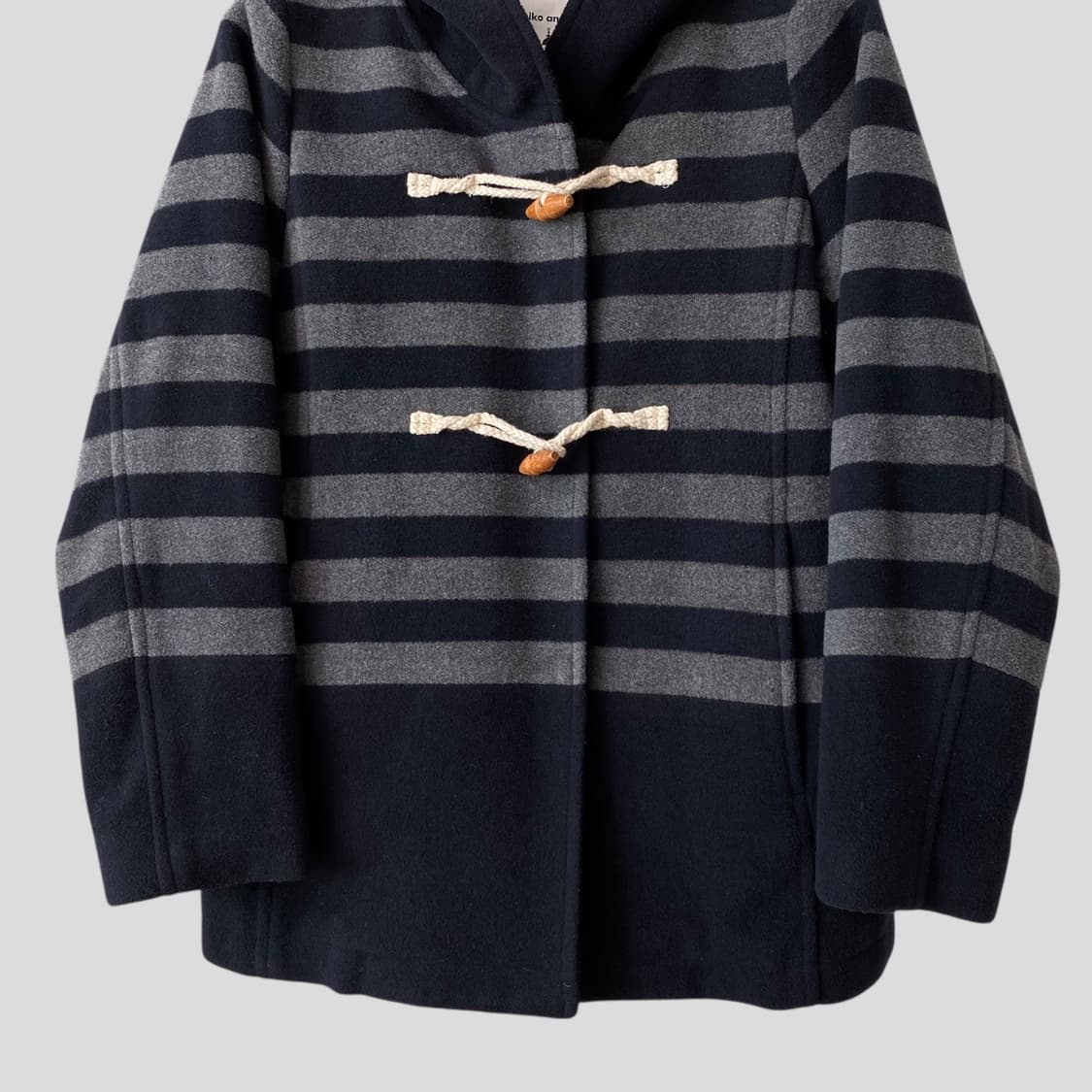 (여성4)niko and 니코앤드 스트라이프 더플코트 상품이미지5