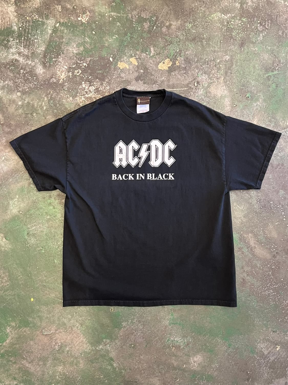 04's [XL] ACDC Back in Black 로고 빈티지 밴드티 상품이미지1