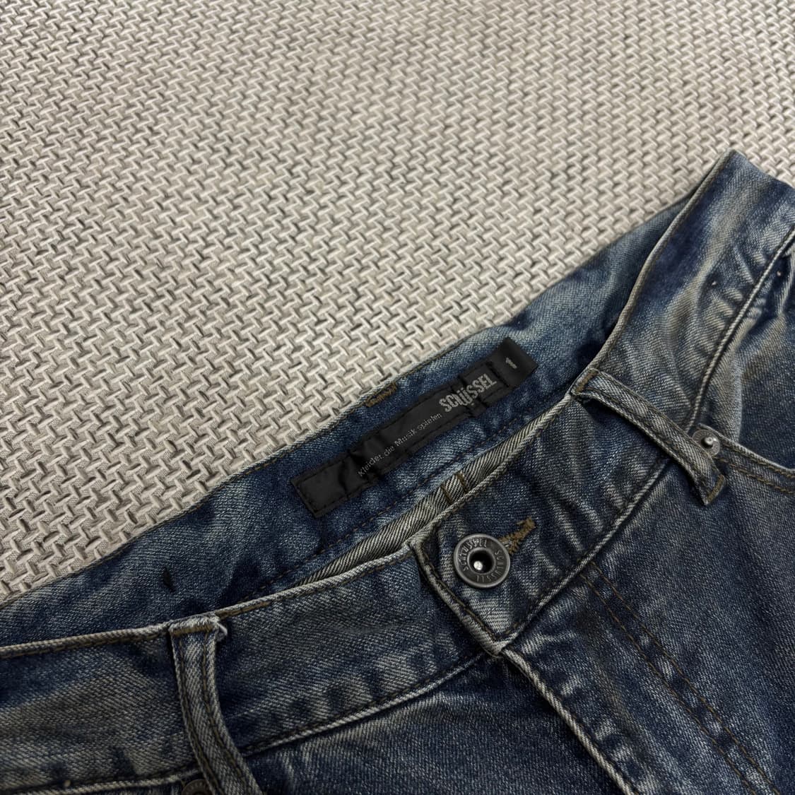 SCHLUSSEL  바이크 워싱 데님팬츠 Slim Fit 상품이미지6