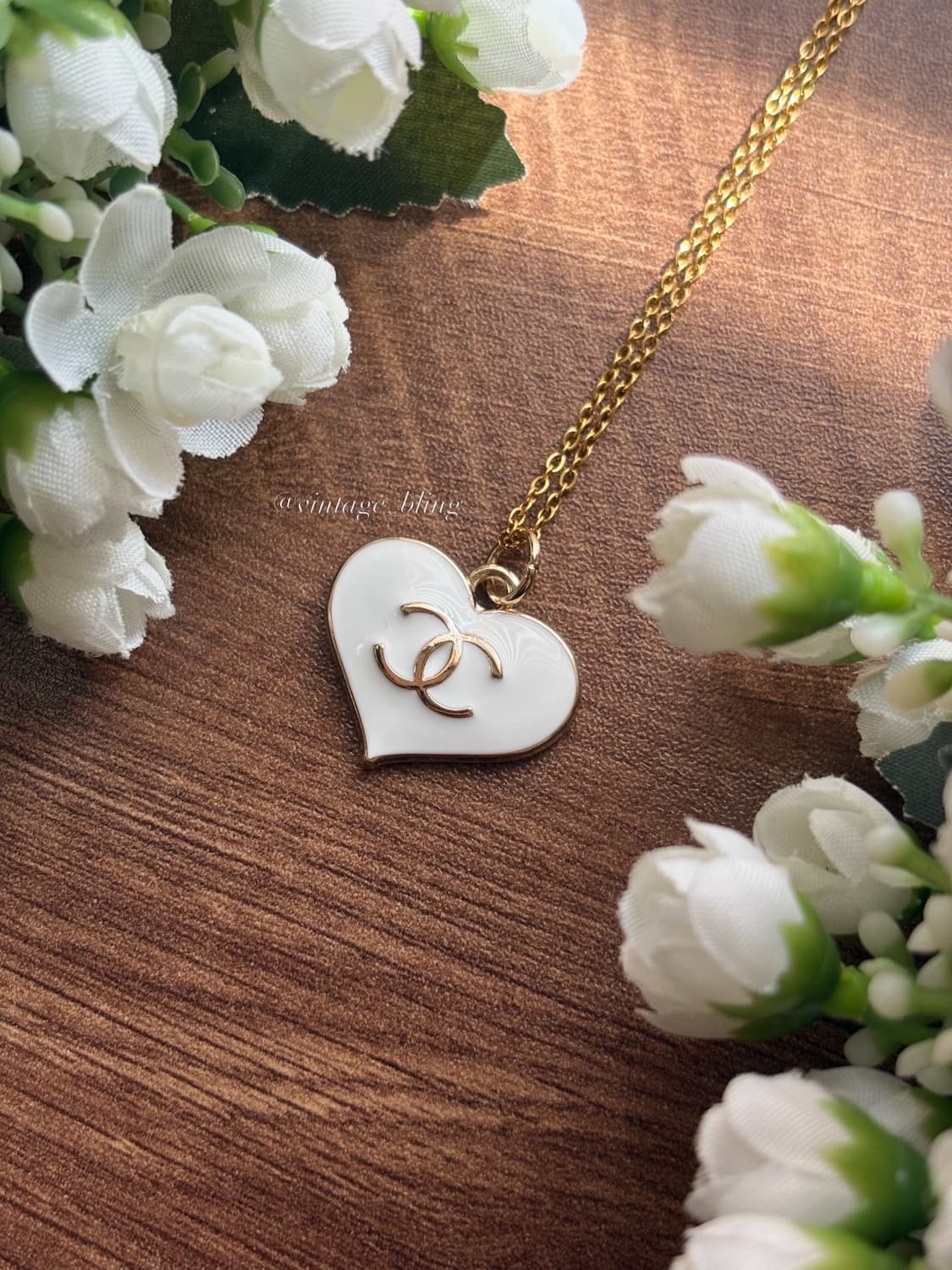 샤넬 빅 하트 목걸이 상품이미지4