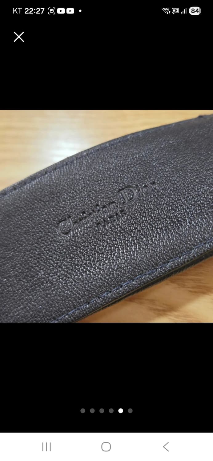 디올 오블리크 벨트 남.녀.공용 상품이미지4