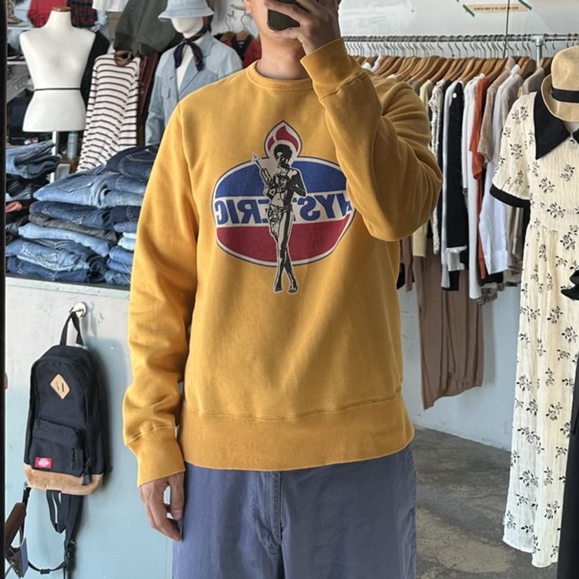 (착용컷) HYSTERIC GLAMOUR 스웻 셔츠 (남성용 100) 상품이미지8