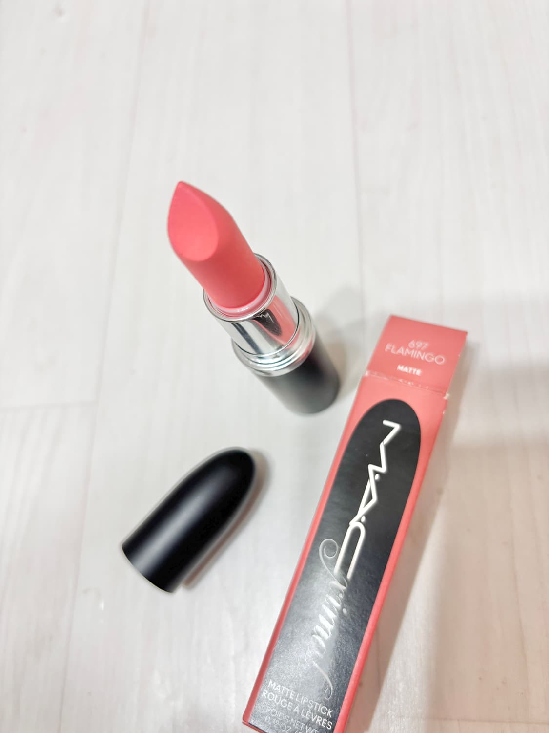 맥 립스틱ㅡ 플라밍고 맥시멀 실키 매트 697/백화점 정품 상품이미지1