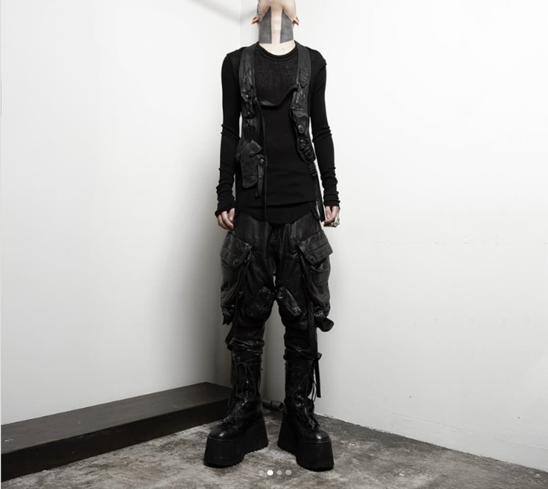 julius 레더 가스마스크 팬츠 3사이즈 상품이미지2