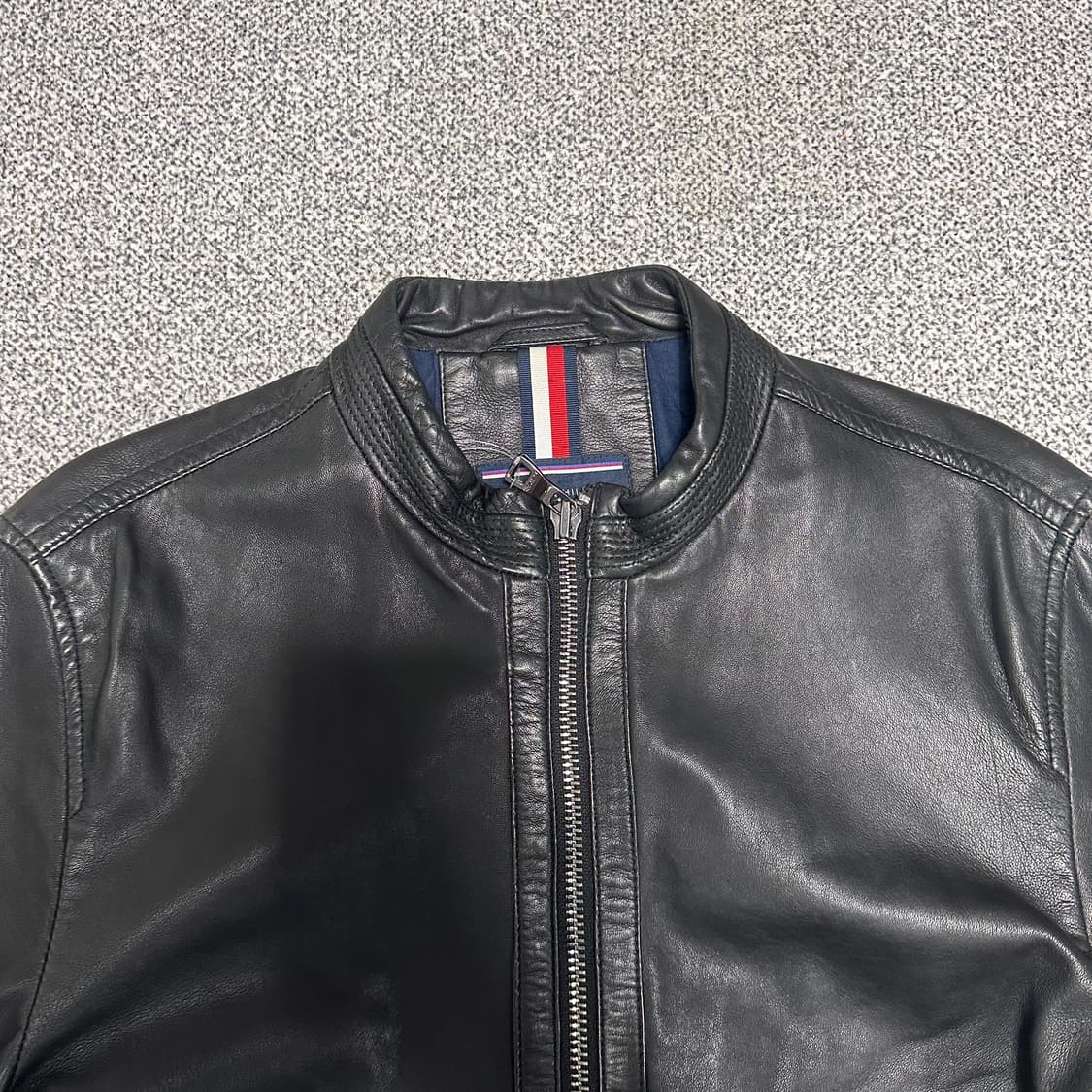 타미힐피거 블랙 레더자켓 상품이미지2