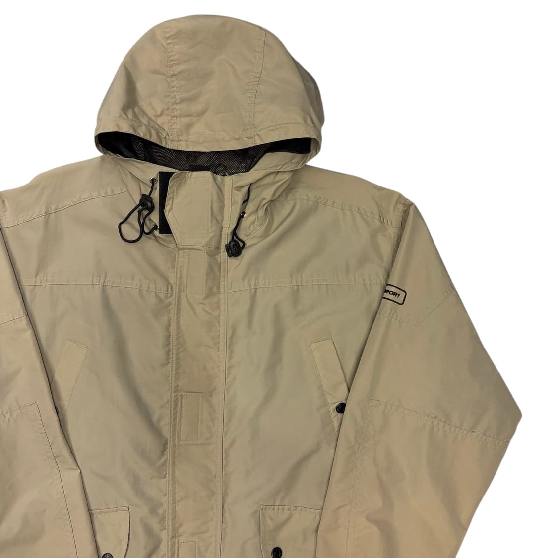 90s 폴로 스포츠 빈티지 베이지 후드 자켓 XL 상품이미지2