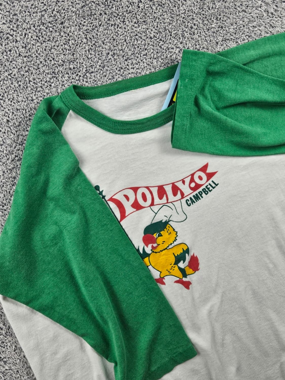 90's POLLY-O 캠벨 싱글스티치 롱슬리브 (L추정) / 11381 상품이미지10