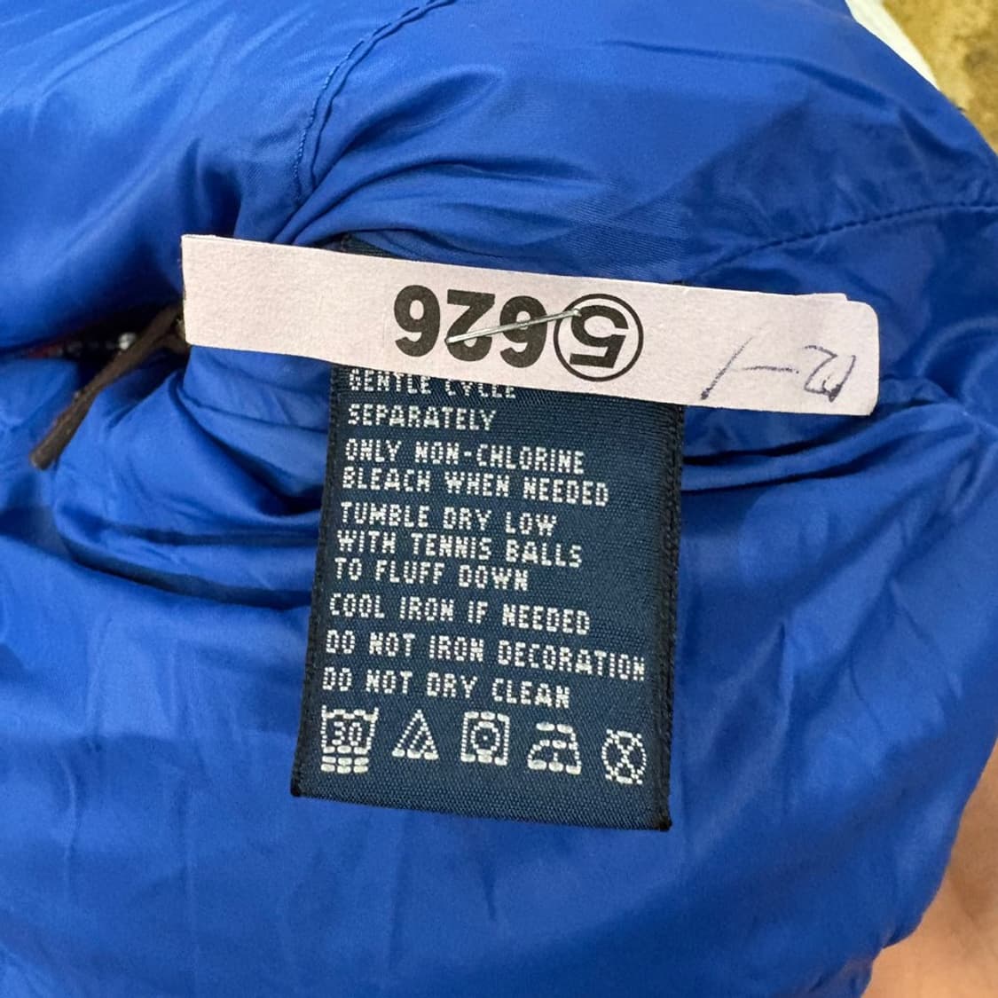 폴로 랄프로렌 화이트 블루 흰파 빅포니 패딩조끼  상품이미지5