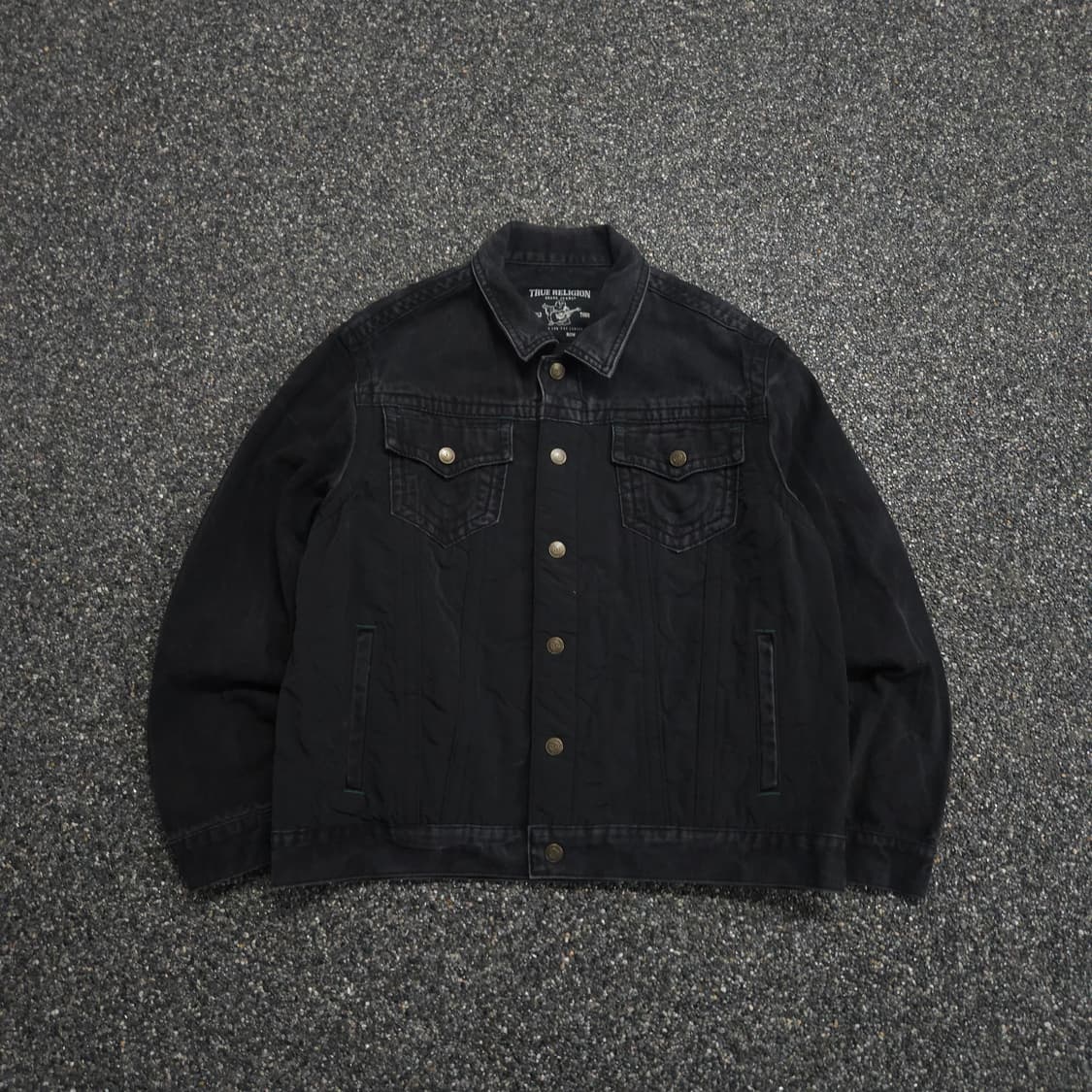 트루릴리젼 y2k 올드스쿨 데님 트러커 자켓 (105)
 상품이미지1