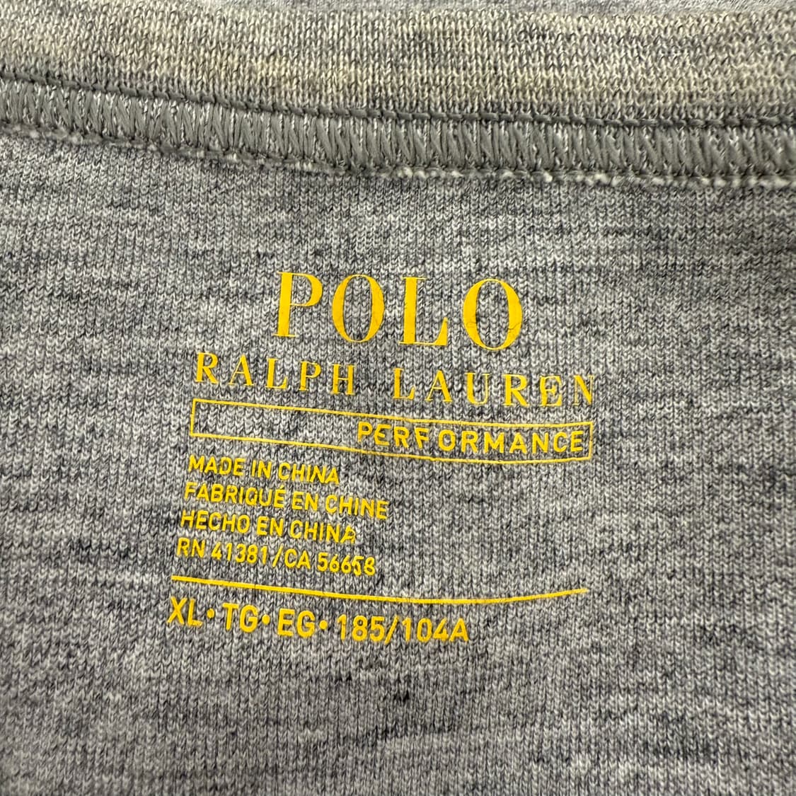 [정품/XL] 폴로 랄프로렌 회색 스펠링 맨투맨 티셔츠 b14 상품이미지5