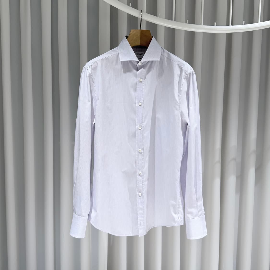 (A+/L) / 브루넬로 쿠치넬리 스트라이프  코튼 셔츠 상품이미지1