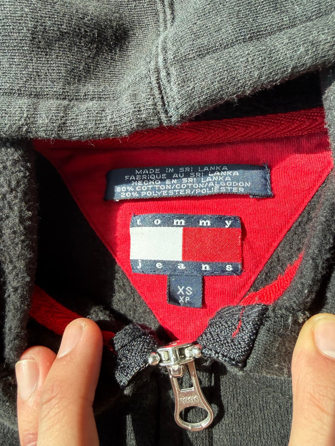 타미 블랙 집업 상품이미지3