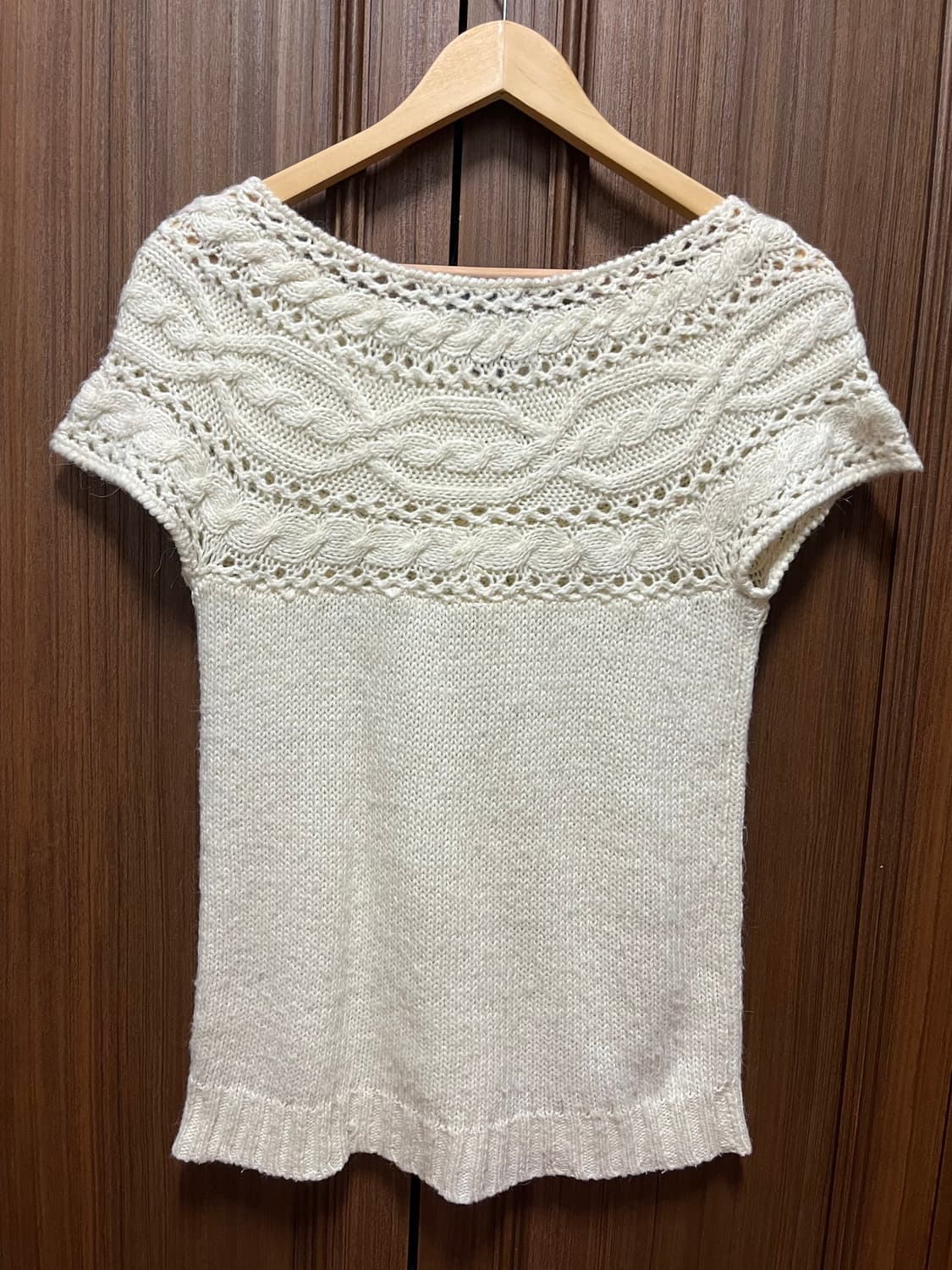 빈티지 반팔 니트 상품이미지2