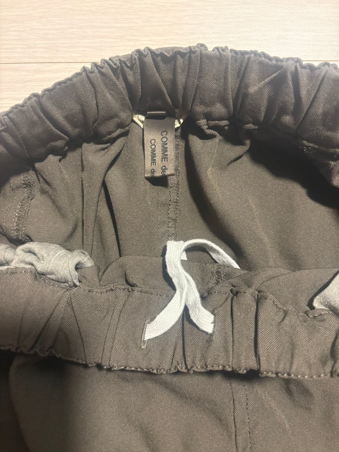 Comme des garcons 꼼데가르송 사루엘 팬츠 카키 상품이미지2