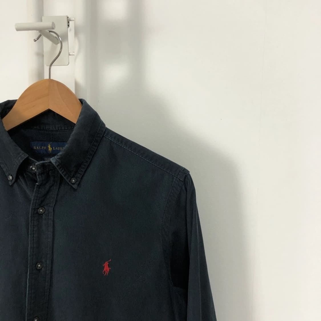 폴로 정품 코듀로이 셔츠 블랙 상품이미지2