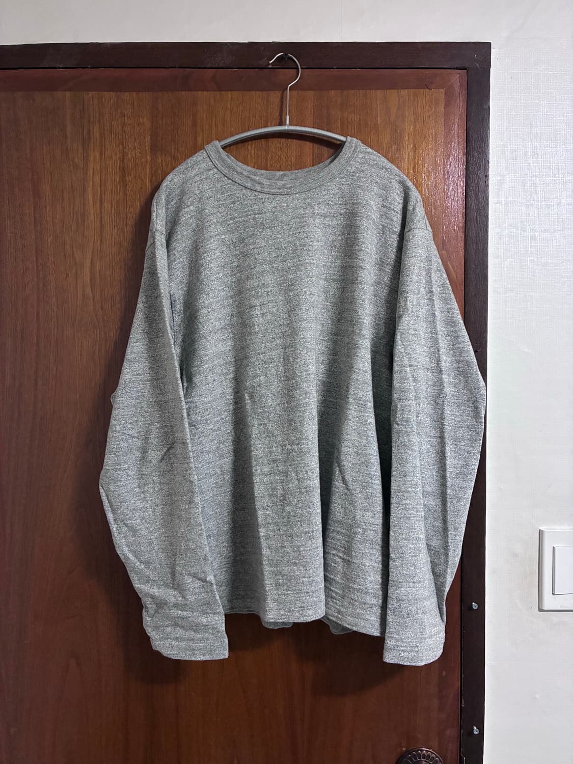 웨어하우스 플레인 그레이 롱슬리브 상품이미지1